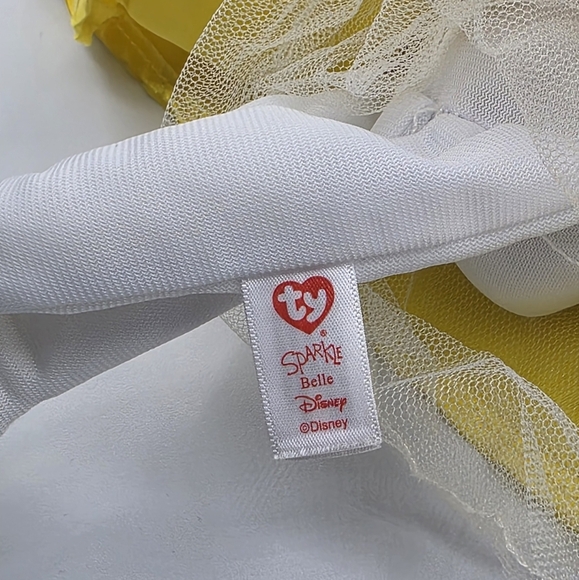 Ty Sparkle Disney Beauty And The Beast Princess Belle Doll Plush - Picture 5 of 7